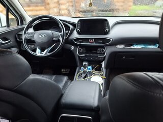 2019 Hyundai Santa Fe IV, белый, 3100000 рублей, вид 4