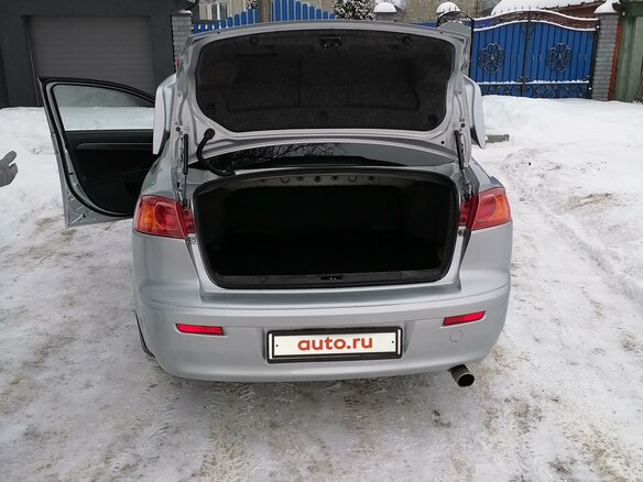 2008 Mitsubishi Lancer X, серебристый - вид 7