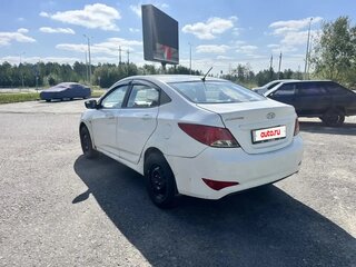 2016 Hyundai Solaris I Рестайлинг, белый, 399999 рублей, вид 4