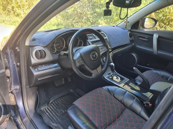 2008 Mazda 6 II (GH), синий, 1170000 рублей - вид 12