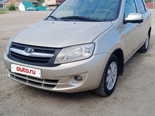 2013 Lada (ВАЗ) Granta I, бежевый, 385000 рублей, вид 1