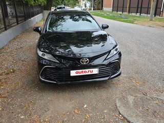 2021 Toyota Camry VIII (XV70) Рестайлинг, чёрный, 2990000 рублей, вид 2
