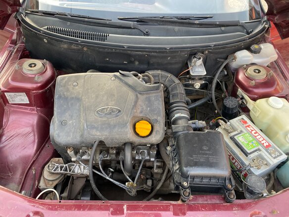 2004 Lada (ВАЗ) 2110, красный, 250000 рублей - вид 12