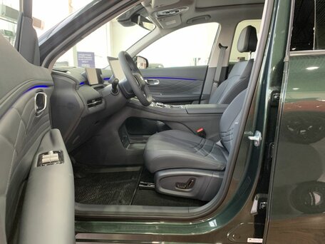 2026 Geely EX5 Гибрид EM-R, зелёный, 3829990 рублей, вид 4