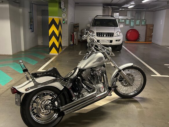 2004 Harley-Davidson Softail Standard, серебристый, 720000 рублей - вид 13
