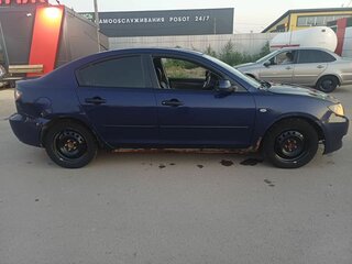 2006 Mazda 3 I (BK) Рестайлинг, синий, 260000 рублей, вид 4