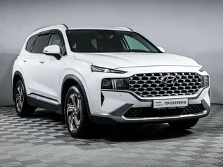 2021 Hyundai Santa Fe IV Рестайлинг, белый, 3700000 рублей, вид 3