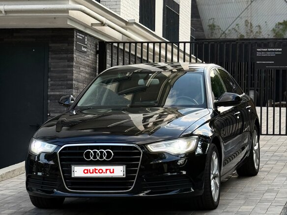 2014 Audi A6 IV (C7), чёрный, 1590000 рублей