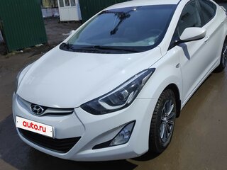 2015 Hyundai Elantra V (MD) Рестайлинг, белый, 1215000 рублей, вид 4