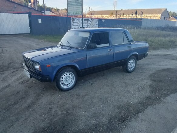 2007 Lada (ВАЗ) 2107, синий, 80000 рублей - вид 2