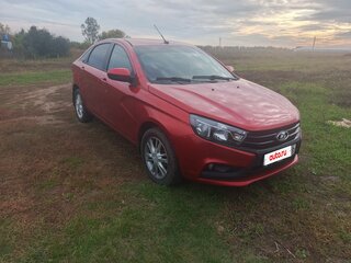 2016 Lada (ВАЗ) Vesta I, красный, 600000 рублей, вид 3