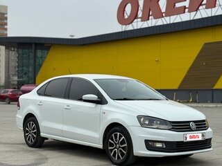 2016 Volkswagen Polo V Рестайлинг, белый, 950000 рублей, вид 4