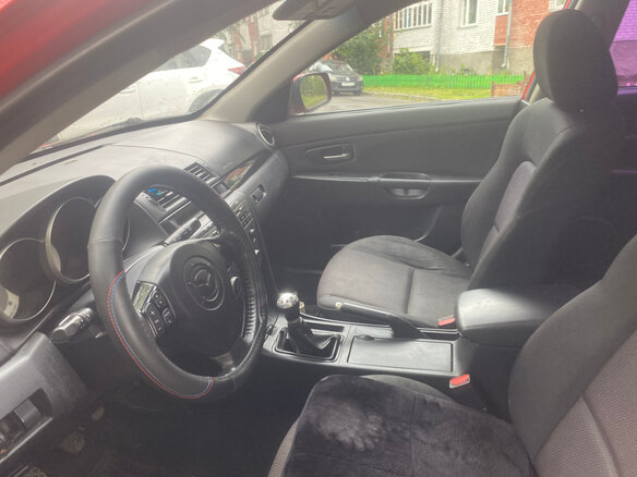 2006 Mazda 3 I (BK), красный, 245000 рублей - вид 1