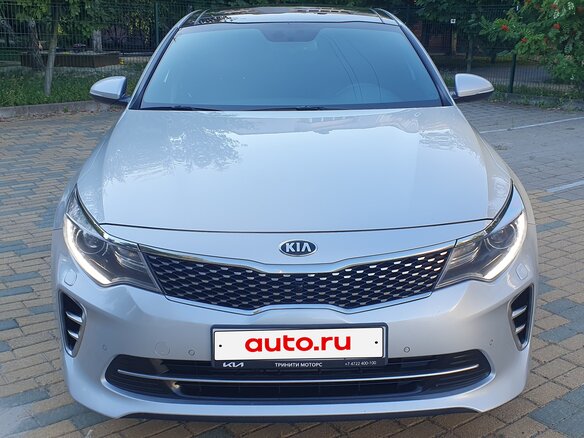 2016 Kia Optima IV, серебристый, 1860000 рублей - вид 1