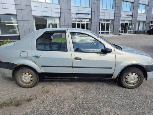 2006 Renault Logan I, серый, 199900 рублей - вид 4