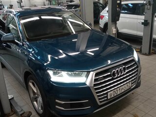 2018 Audi Q7 II (4M), синий, 4150000 рублей, вид 2