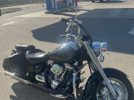 1999 Yamaha XV 1600 Road Star, чёрный, 520000 рублей, вид 2