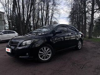 2008 Toyota Corolla X (E140, E150), чёрный, 580000 рублей, вид 1