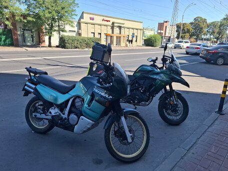 1995 Honda Transalp 400, зелёный, 320000 рублей, вид 2