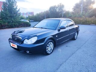 2006 Hyundai Sonata ТагАЗ IV (EF) Рестайлинг, чёрный, 370000 рублей, вид 1