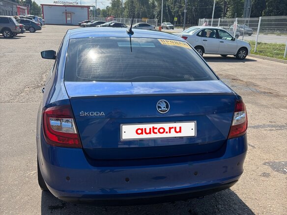 2017 Skoda Rapid I, синий, 950000 рублей - вид 5