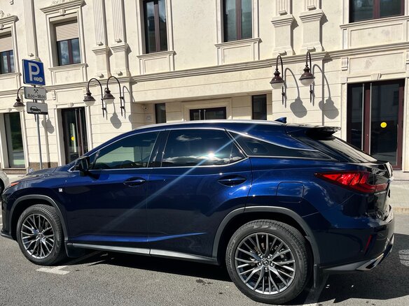 2016 Lexus RX 200t IV, синий, 3850000 рублей - вид 1
