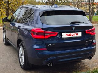 2021 BMW X3 20d xDrive III (G01), синий, 4300000 рублей, вид 4