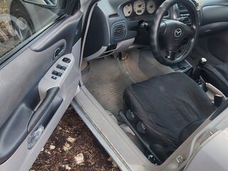 2002 Mazda 323 VI (BJ) Рестайлинг, серебристый, 170000 рублей, вид 5
