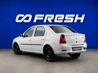2013 Renault Logan I Рестайлинг, белый, 399077 рублей, вид 2