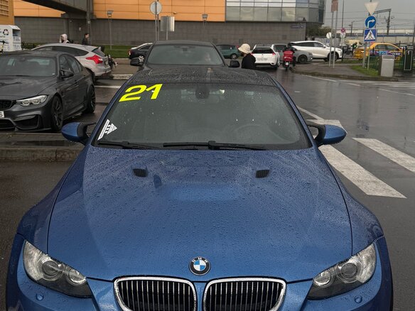 2008 BMW M3 Euro-4 IV (E90), синий, 3750000 рублей - вид 2