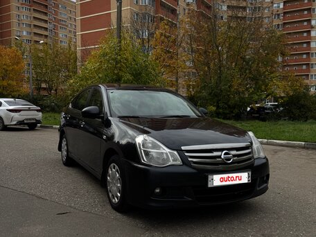 2013 Nissan Almera III (G15), чёрный, 525000 рублей, вид 3