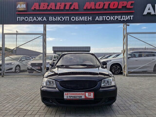 2010 Hyundai Accent ТагАЗ II, чёрный, 415000 рублей, вид 2