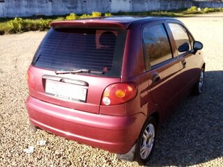 2005 Daewoo Matiz I Рестайлинг, красный, 229000 рублей, вид 3