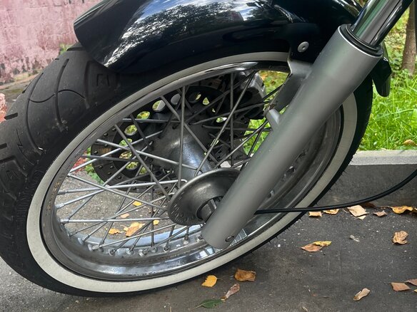 1996 Yamaha XVS400 Drag Star, чёрный, 360000 рублей - вид 12