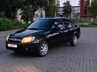 2017 Lada (ВАЗ) Granta I, чёрный, 375000 рублей, вид 1
