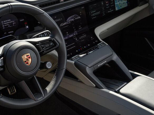 2026 Porsche Cayenne Electric IV, зелёный - вид 18