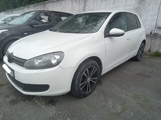 2010 Volkswagen Golf VI, белый, 500000 рублей, вид 3