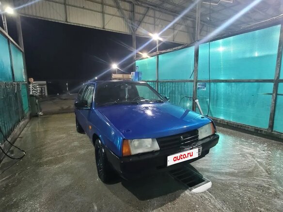 1998 Lada (ВАЗ) 2108, синий, 80000 рублей - вид 4