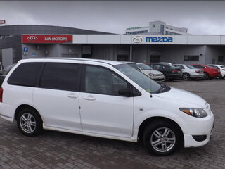 2004 Mazda MPV II (LW) Рестайлинг, белый, 610000 рублей, вид 2