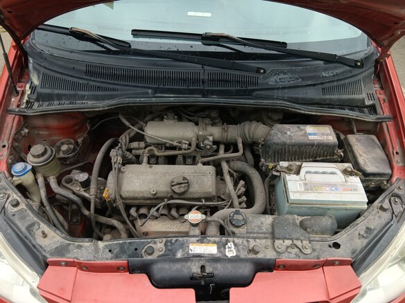 2008 Hyundai Getz I Рестайлинг, красный, 345000 рублей - вид 10