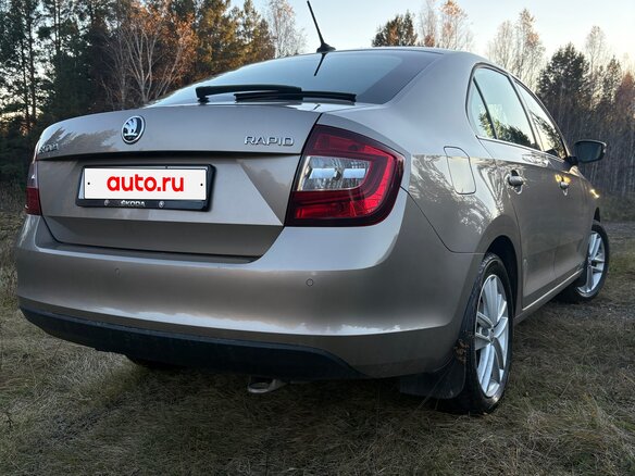 2017 Skoda Rapid I Рестайлинг, бежевый, 1190000 рублей - вид 10