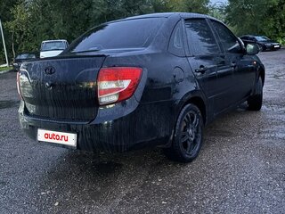 2014 Lada (ВАЗ) Granta I, чёрный, 317000 рублей, вид 3