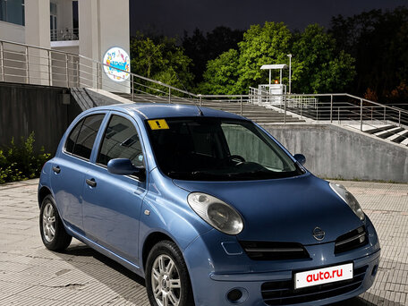 2007 Nissan Micra III (K12), синий, 460000 рублей, вид 2