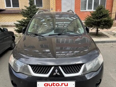 2007 Mitsubishi Outlander II, чёрный, 750000 рублей, вид 1