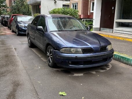 2002 Mitsubishi Carisma I Рестайлинг, синий, 100000 рублей, вид 2