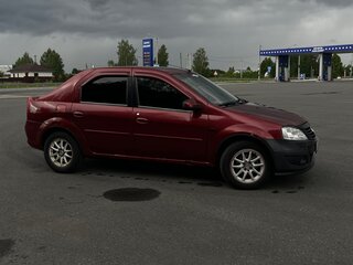 2009 Renault Logan I Рестайлинг, красный, 225000 рублей, вид 4