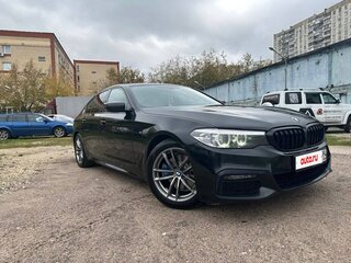 2018 BMW 5 серии 520i VII (G30/G31/G38), чёрный, 3290000 рублей, вид 3