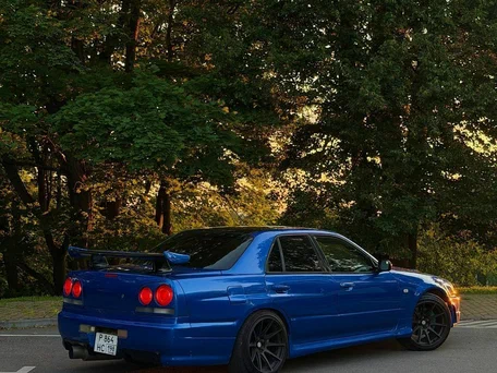 1998 Nissan Skyline X (R34), синий, 1200000 рублей, вид 2