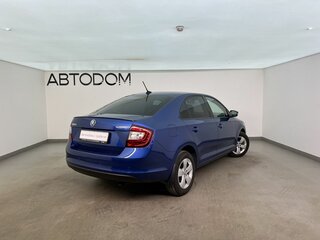 2017 Skoda Rapid I Рестайлинг, синий, 1460000 рублей, вид 2