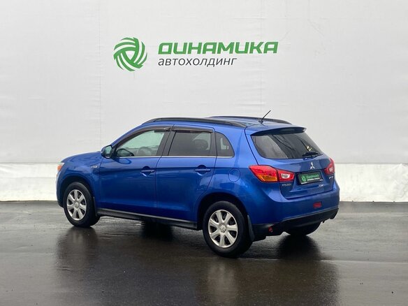 2014 Mitsubishi ASX I Рестайлинг, синий, 990000 рублей - вид 6